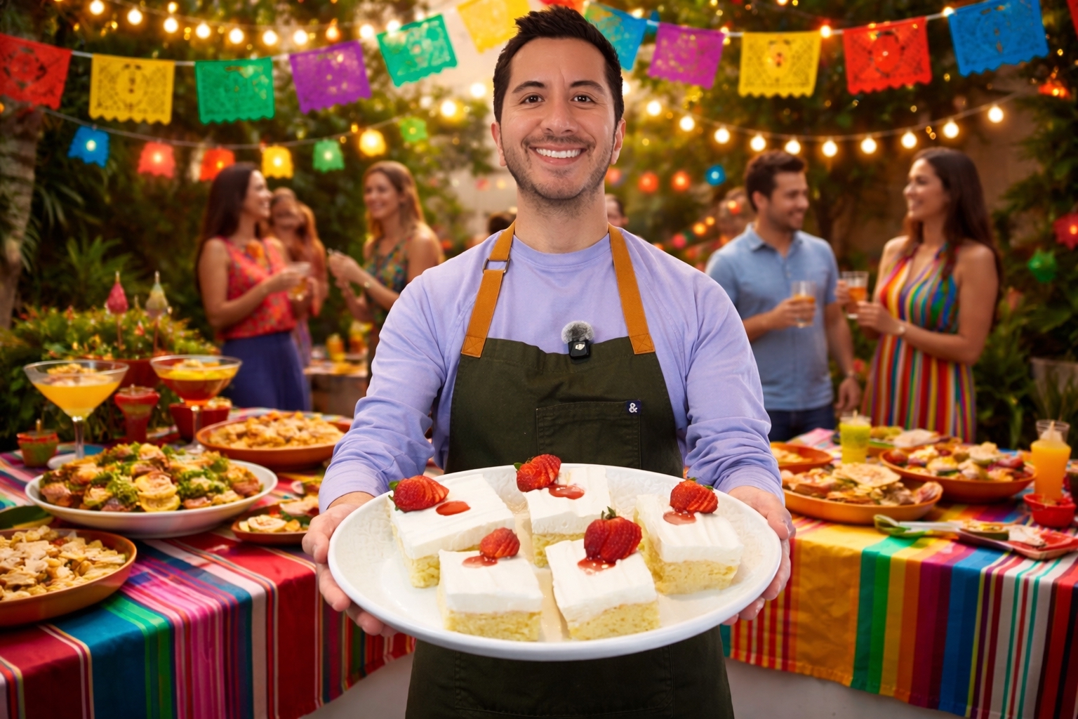 Strawberry Tres Leches Cake