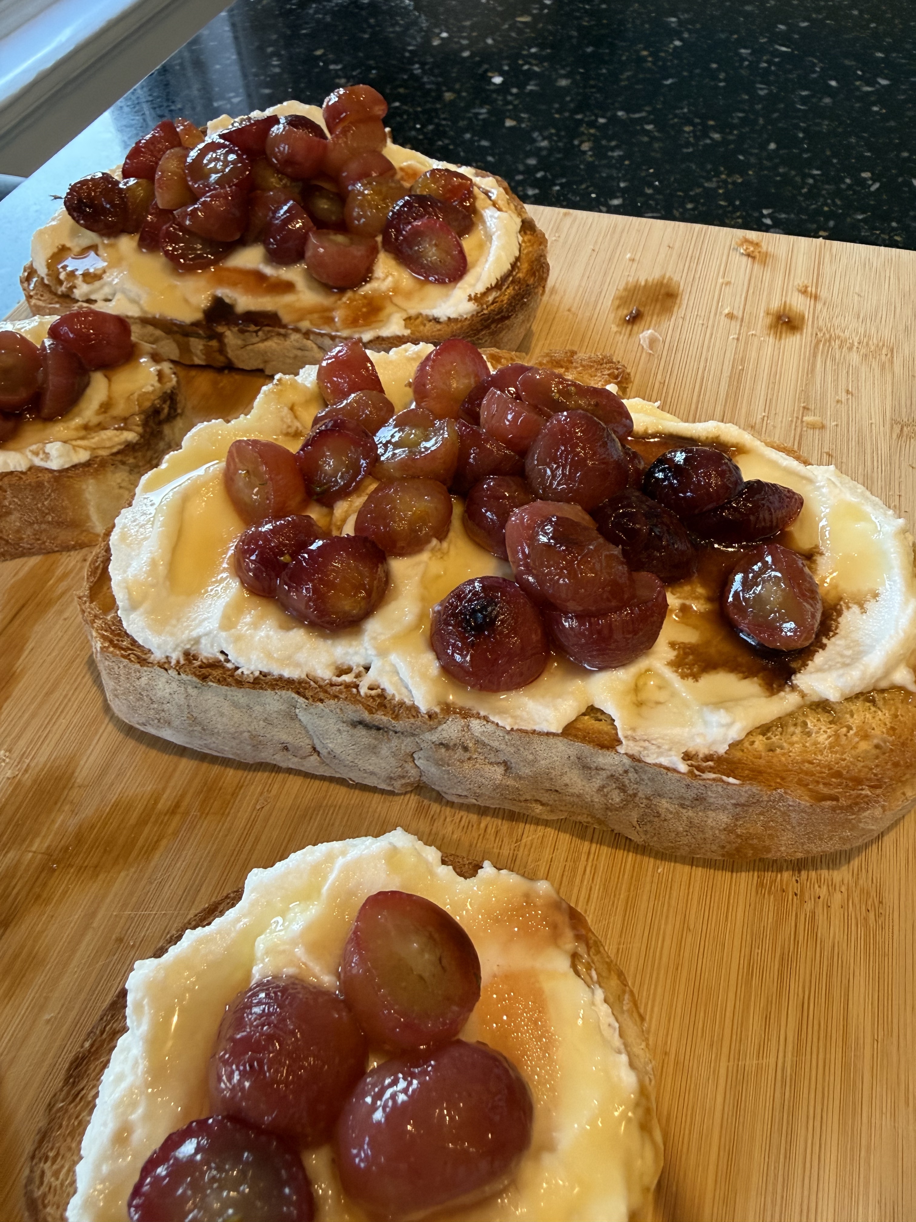 Red Grape Tartine